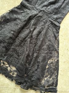 Black Net Dress