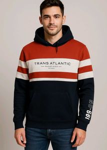 Octave Men's "Trans Atlantic" Color Block Hoodie