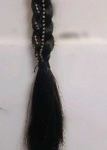 Sparkling Rhinestone Hair one braid