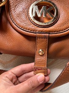 Michael Kors Brown Leather Handbag