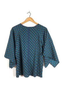 Navy Blue Printed Top (Women’s)