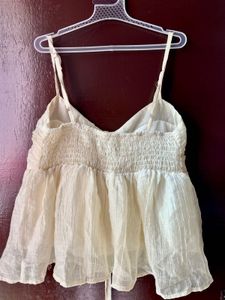 Boho Cream Cami Top