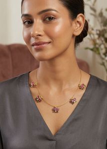 Handmade Elegant Floral Necklace