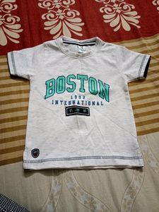 New Baby's Tshirt c nikker- 12-18 months