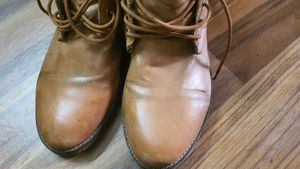 Men's Brown Leather Lace-Up Boots