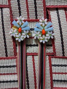 Boho Flower Tassel Earrings