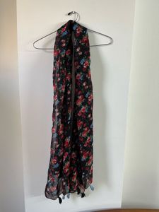 floral printed scarf