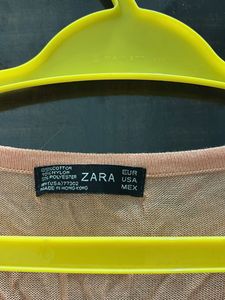 Zara Peach Cardigan - Women's Top