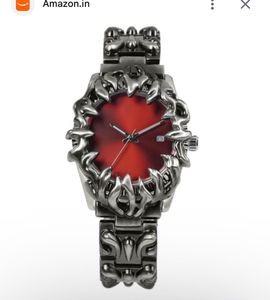 Grunge Red Eclipse Gothic Claw Watch