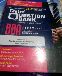 BBA 1st Year Question Bank