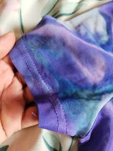 Sheer Floral Print Top