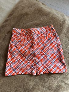 Chic Plaid Mini Skirt- S
