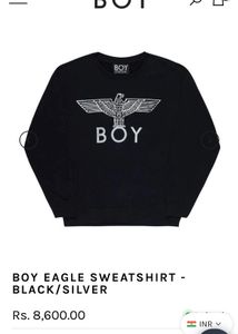 Boy London Gold Eagle Logo Sweatshirt