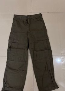 H&amp;M Olive Green Cargo Pants