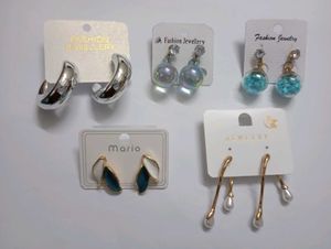Earrings Lot: Fashion Jewelry Mix