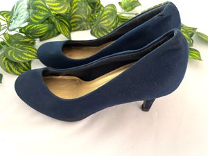 Navy Blue Kitten Heels (Women)