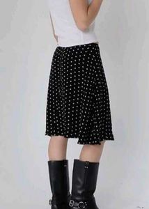 Black Polka Dot Skirt