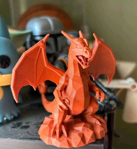 Low Poly Dinosaur 3d Printed