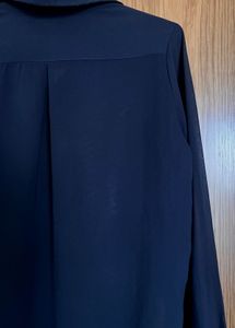 Navy Blue Long Sleeve Shirt