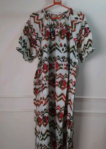 Unused Bohemian Print Cottoblend One Piece Dori