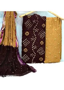 Bandhani Dress Material - Unstitched