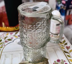 Vintage Embossed Glass Tumbler Trending