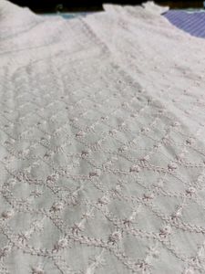 Light Pink Color Chikon Kurti