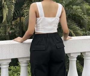 with Freebies ✨ ❤️ White Button-Front Top