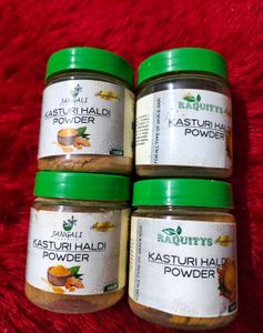 Pack Of 4 Turmeric Powder For Face N Skin Care