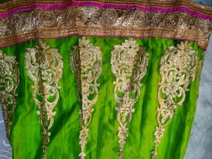 half saree  set