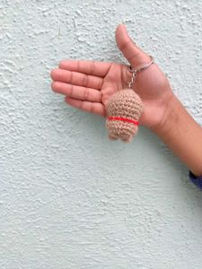 Crochet Bear Keychain