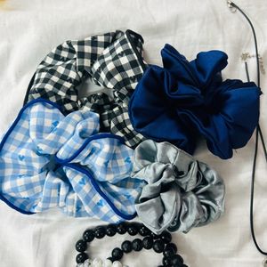 Scrunchies &amp; Necklace Set
