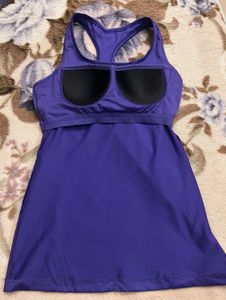 Purple Adidas Athletic Tank Top