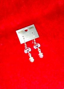 Brand new Elegant Drop Earrings with Purple Stones