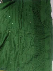 green pent dupatta with two diginer top