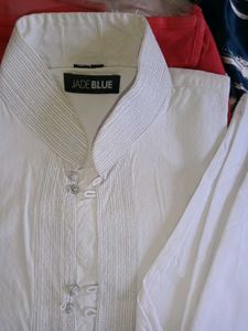 Elegant White Kurta Set