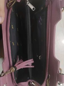 Chic Mauve Handbag
