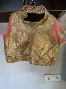 Golden Embellished Blouse