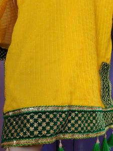Yellow Gharara Suit XL