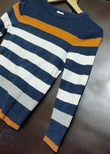 Multi Color Winter T-shirt For 3- 4 Year Baby Boy