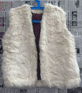 K-pop Inspired Faux Fur Vest