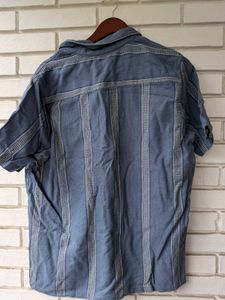 Men's Striped Short Sleeve Shirt