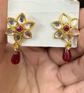 Flower Design Earrings