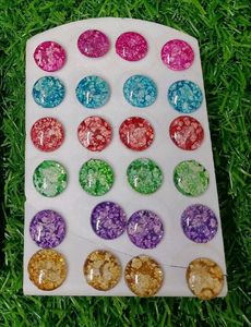 Colorful Stud Earring Set