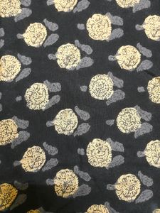 Black And Grey  A- Line Kurti