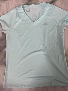 Light Blue V-Neck T-Shirt