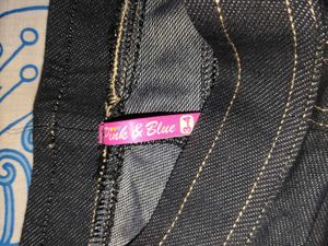 Dark Wash Denim Look Leggings