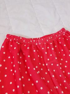 Red Polka Dot Palazzo Pants