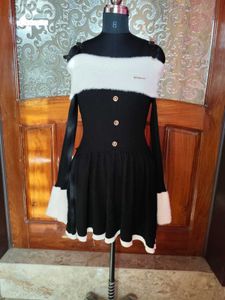 Chic Black &amp; White Mini Dress