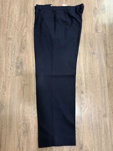 Men's Navy Striped Suit
